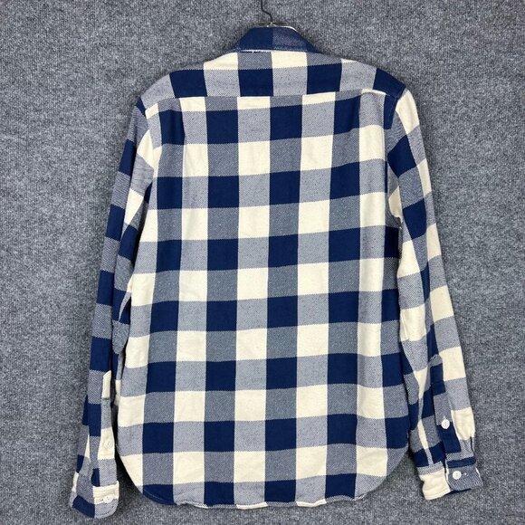 The Nutter Mens Long‎ Sleeve Flannel Plaid Button Down Shirt USA Small - Picture 3 of 9